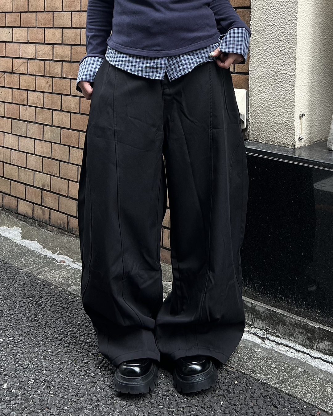 コンストラクトシルエットシザーパンツ JN0089