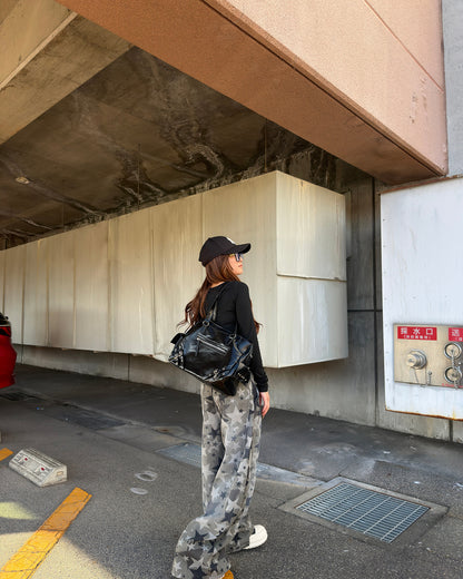 スタッズバックル付き2WAYバッグ JU0009