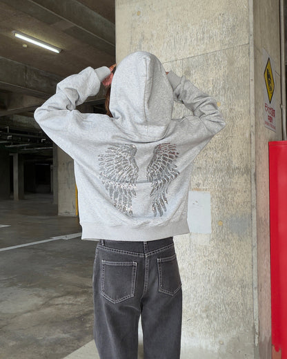 ラインストーンパーカー JU0015