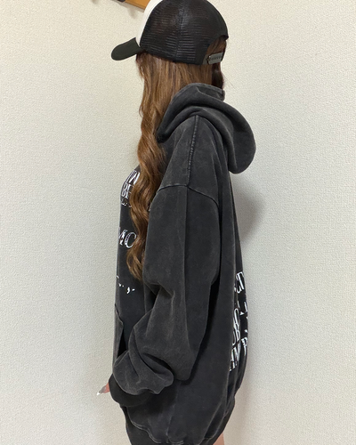 ヴィンテージライクフェードロゴパーカー JU0048