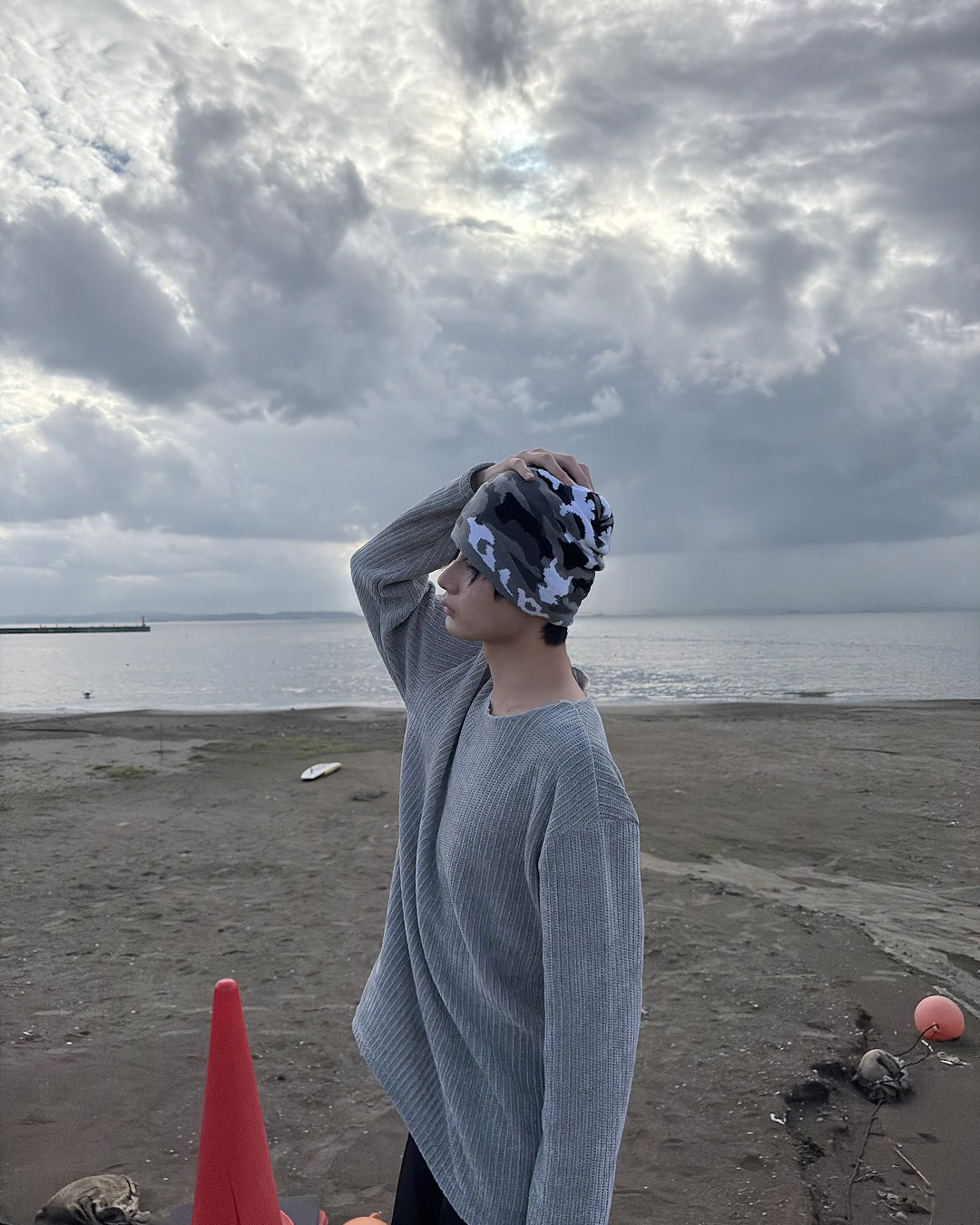 ストリートカモフラージュビーニー JV0002