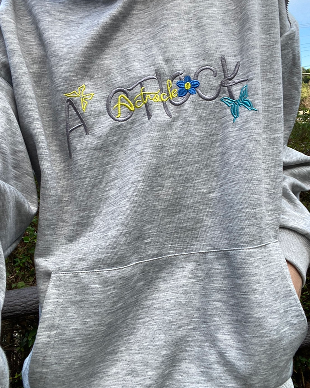 ワンポイント刺繍スウェットパーカー JV0020