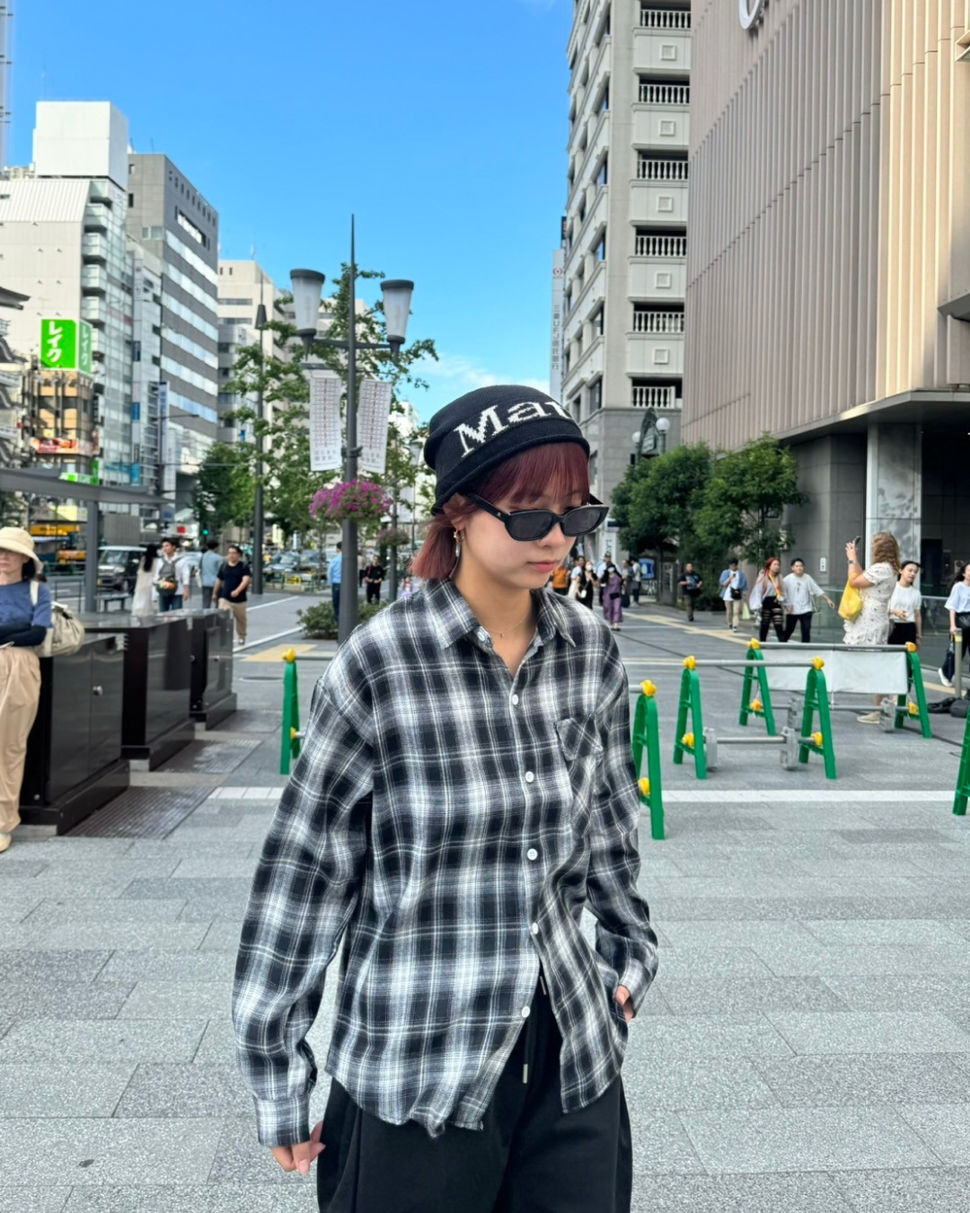 最大10%OFFクーポン SAKAMOTO YOKO ナイロンチェックシャツ 17AW 最大10%OFFクーポン SAKAMOTO YOKO ナイロンチェックシャツ 17AW