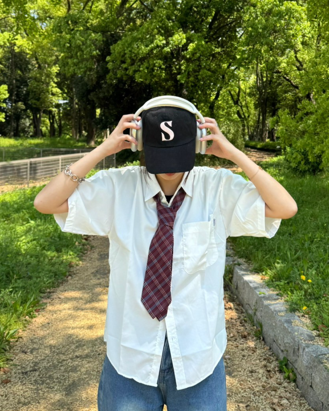 オーバーサイズ半袖シャツ K0393