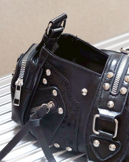 スタッズデザインショルダーバッグ K1058