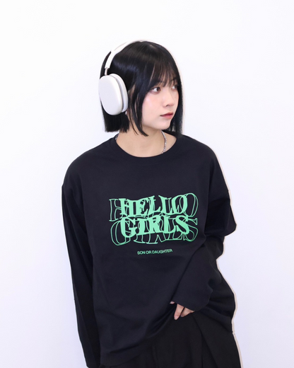 ロゴプリントロングTシャツ K1104