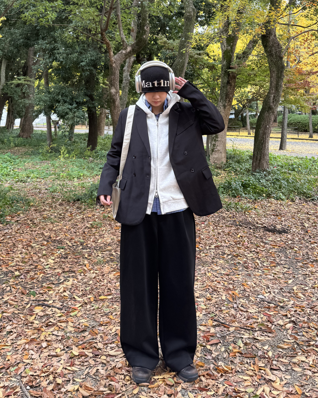 ポイント刺繍チェックシャツ K1133