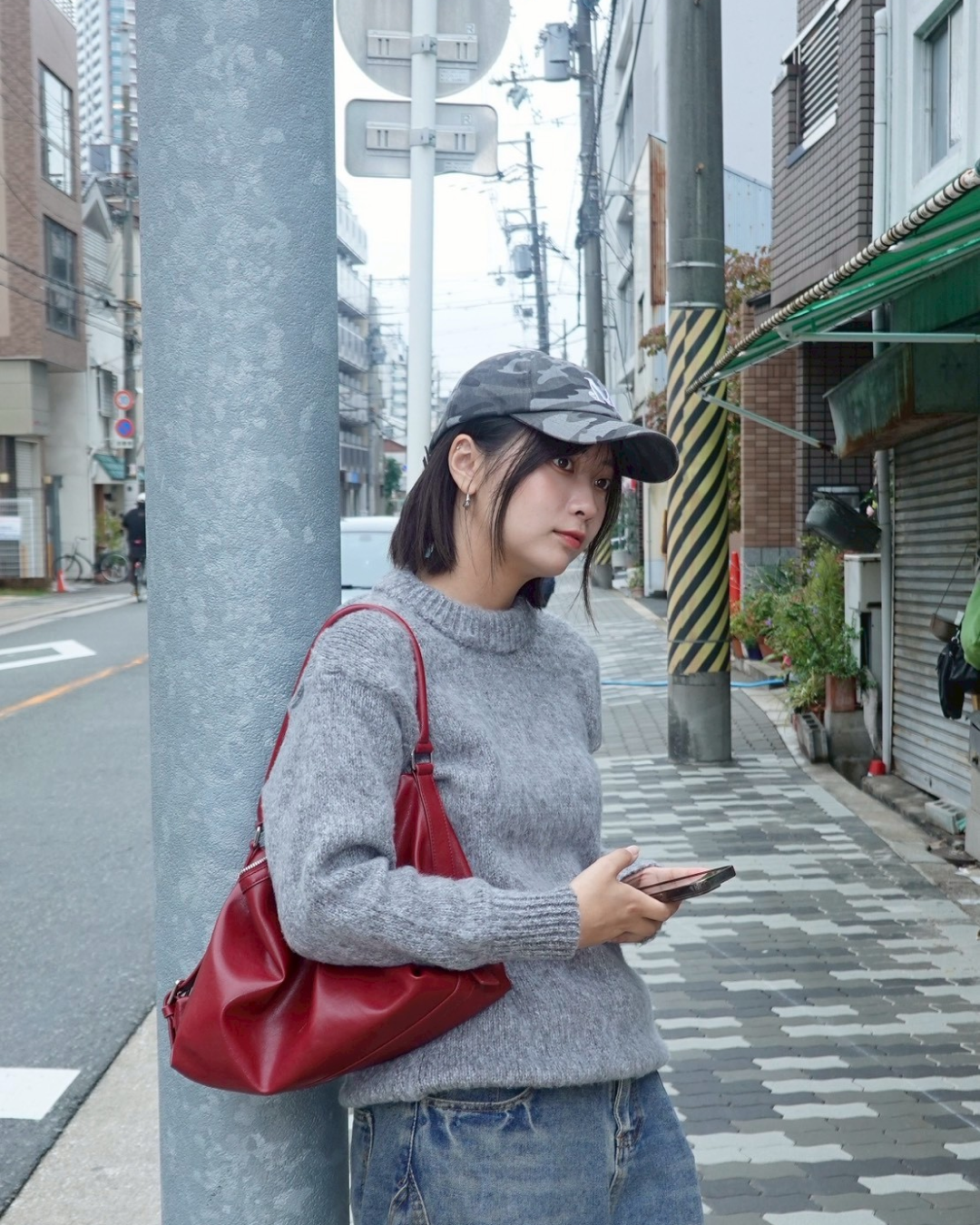 カラークルーネックニットセーター K1139 – YOLO(ヨロ カラークルーネックニットセーター K1139 – YOLO(ヨロ