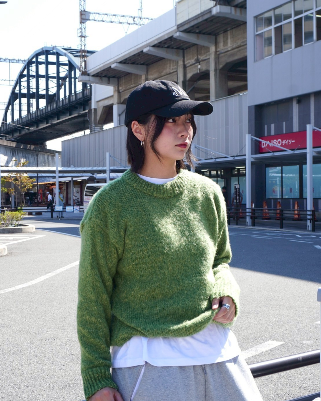 カラークルーネックニットセーター K1139