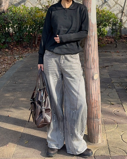 ポロニットセーター K1158