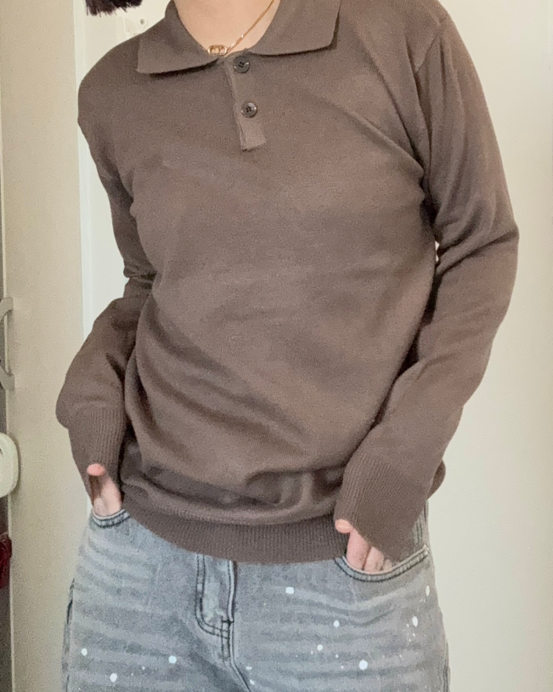 ポロニットセーター K1158