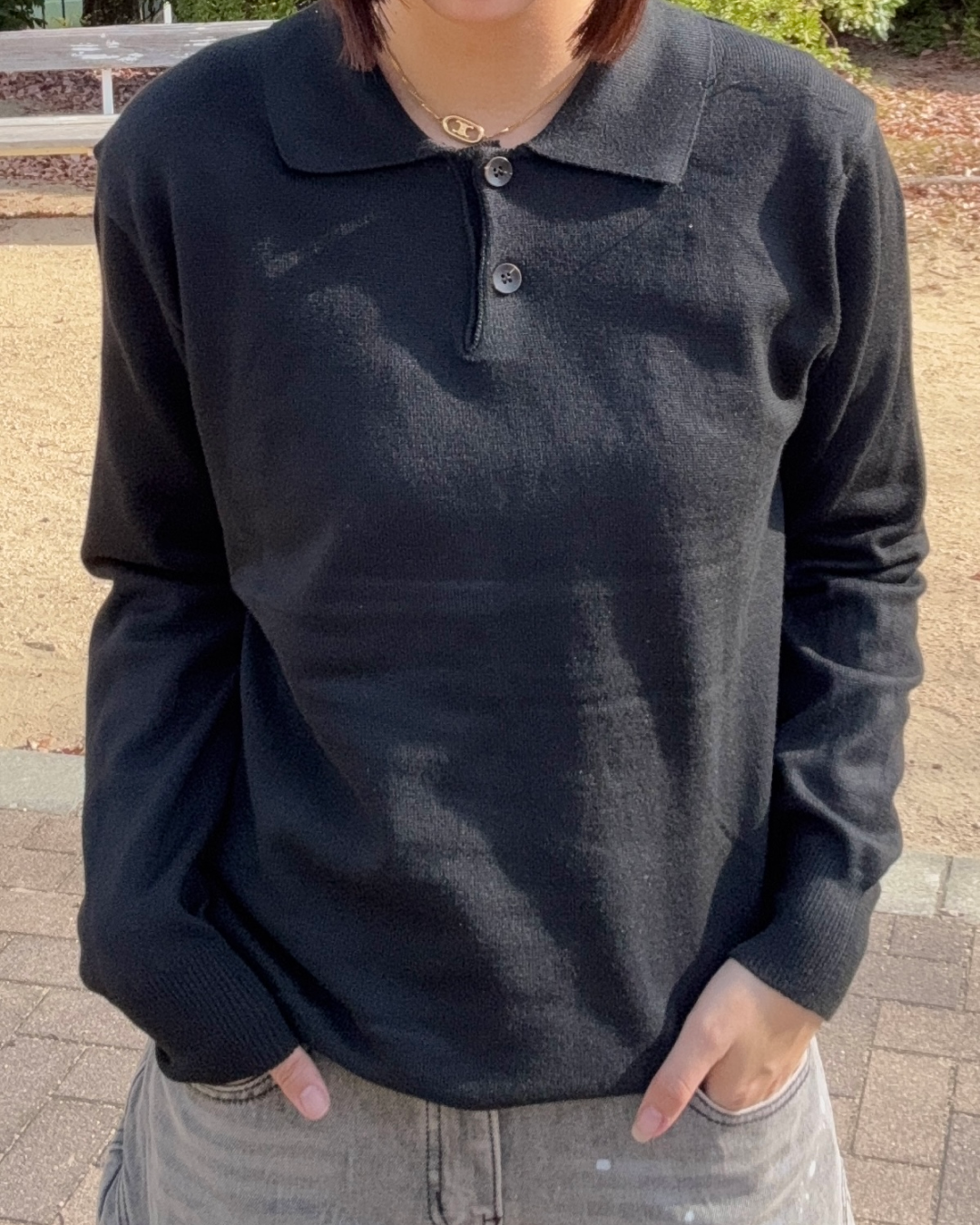 ポロニットセーター K1158