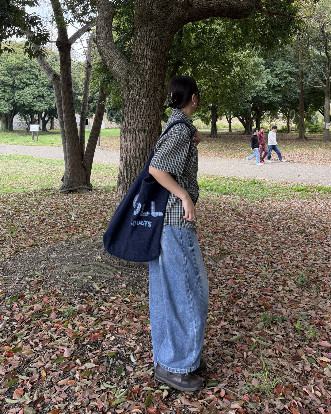 ドレープワイドレッグパンツ K1179