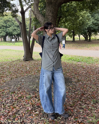 ドレープワイドレッグパンツ K1179