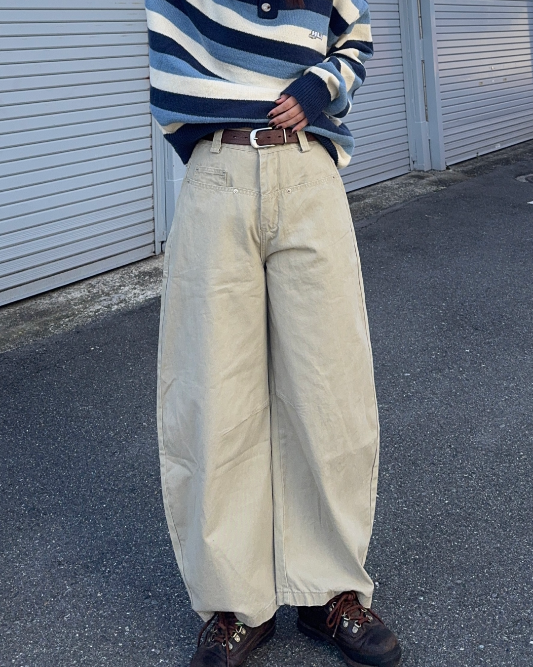 バレルレッグパンツ K3001