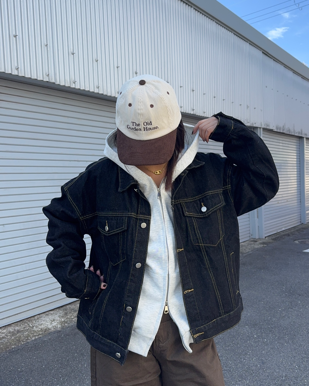 コーデュロイロゴキャップ K3002