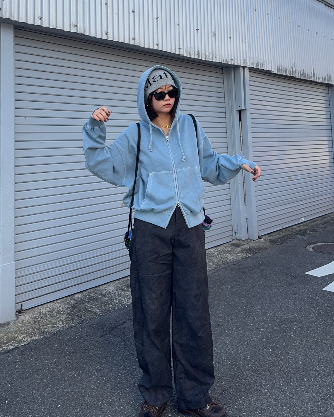 ブラックフェードパンツ K3004