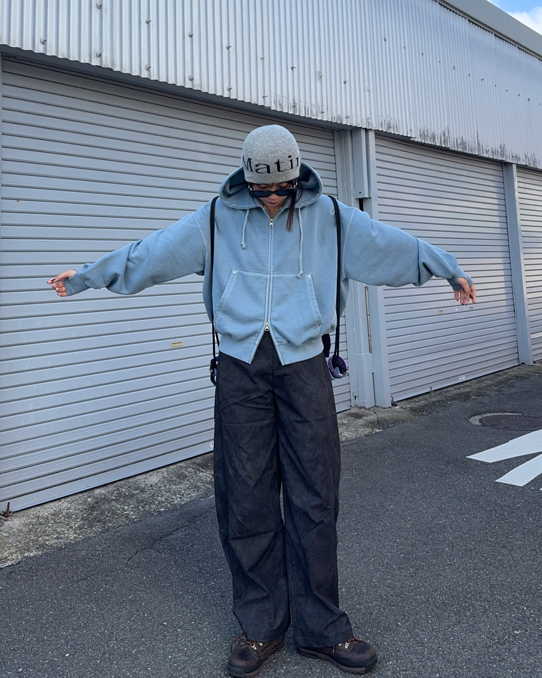 ブラックフェードパンツ K3004