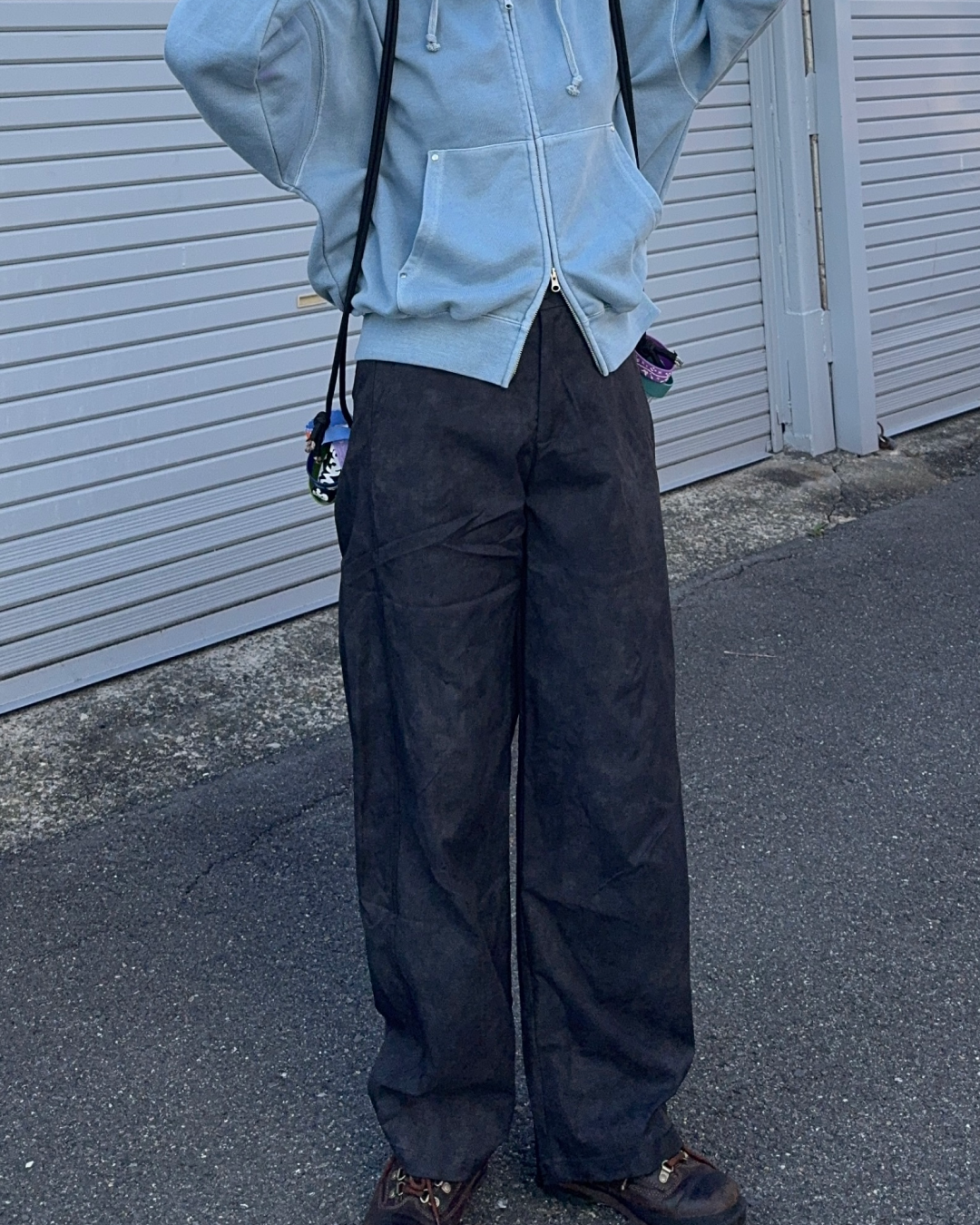 ブラックフェードパンツ K3004