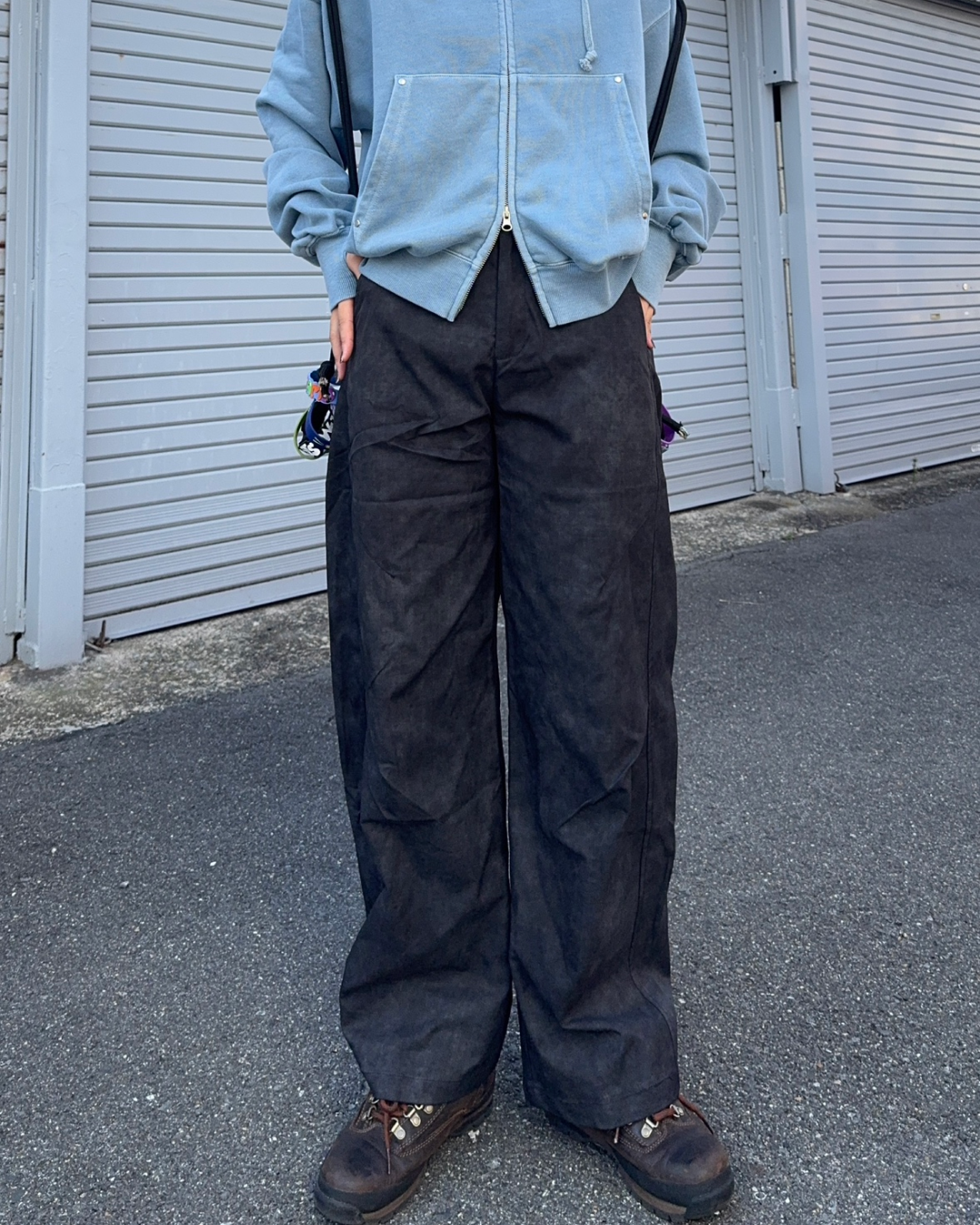 ブラックフェードパンツ K3004