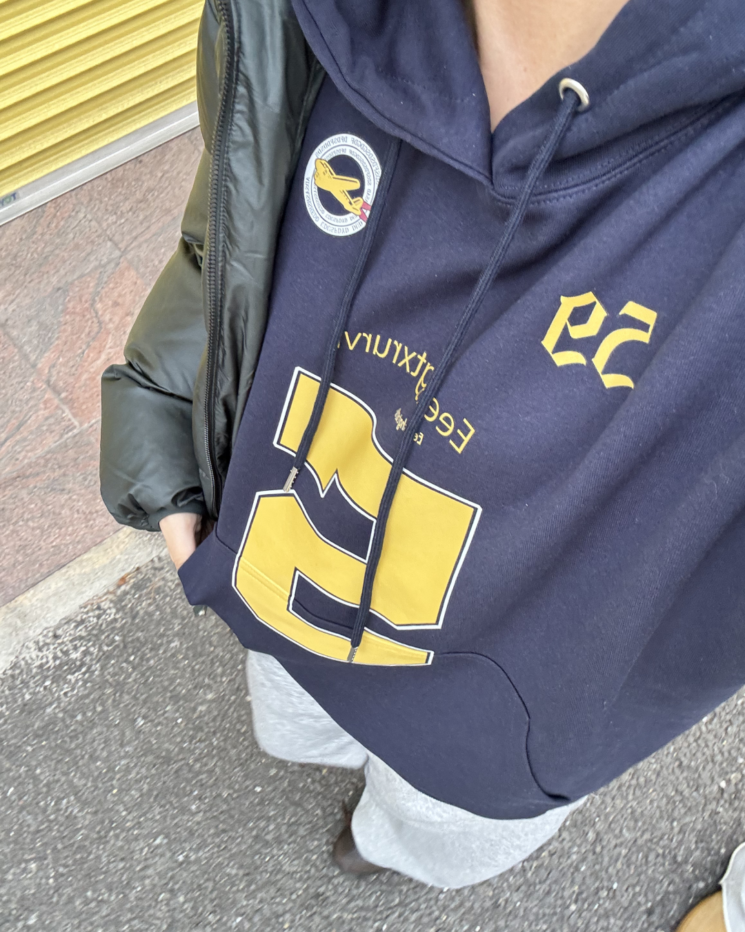 フロントナンバリングパーカー K3032