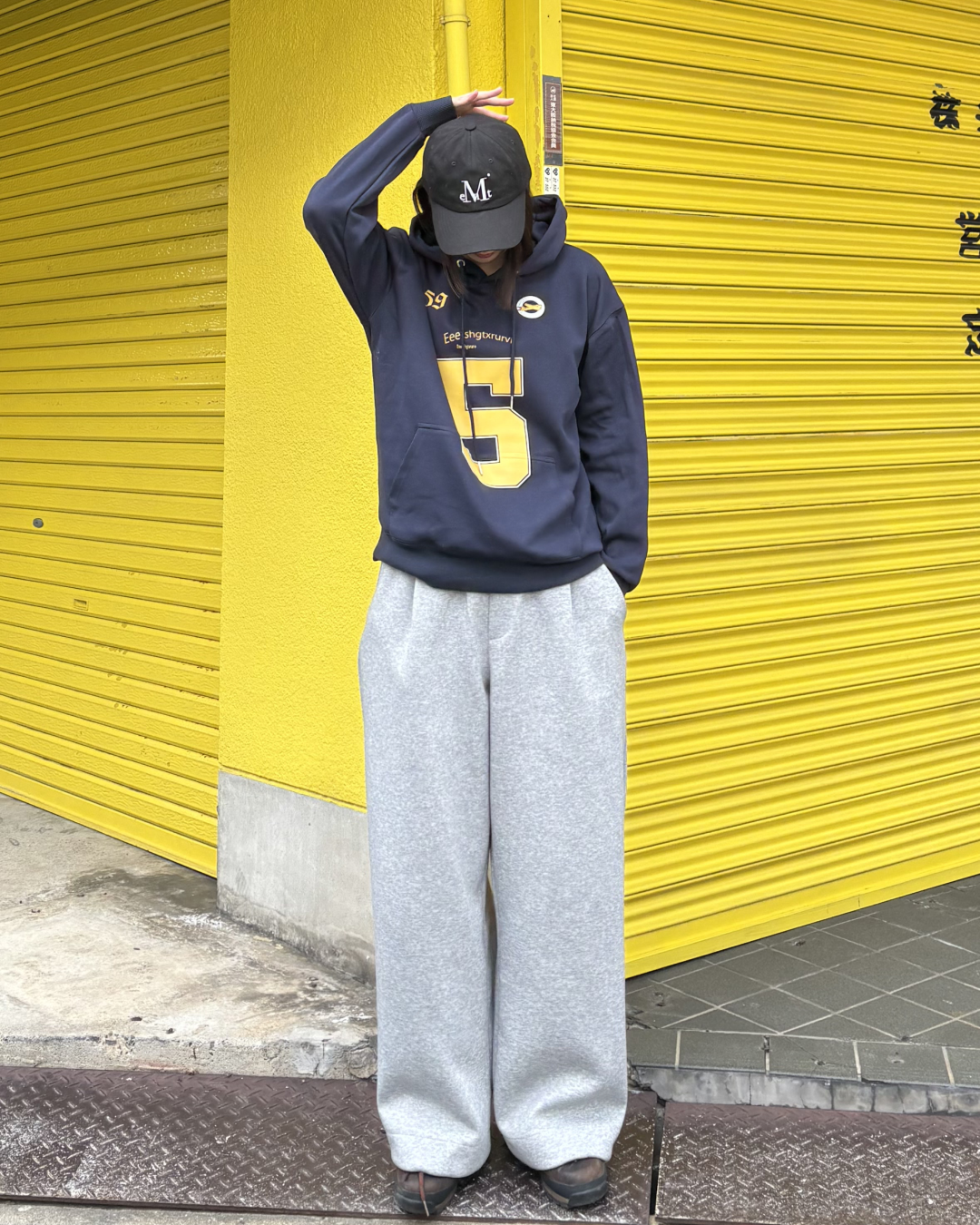 フロントナンバリングパーカー K3032