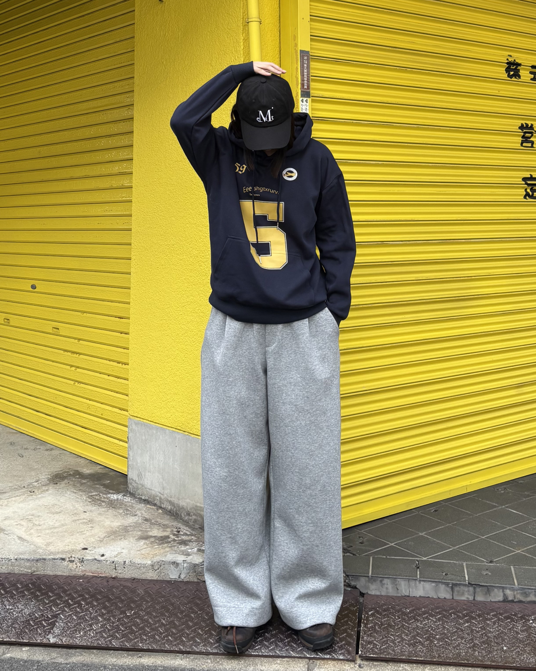 フロントナンバリングパーカー K3032