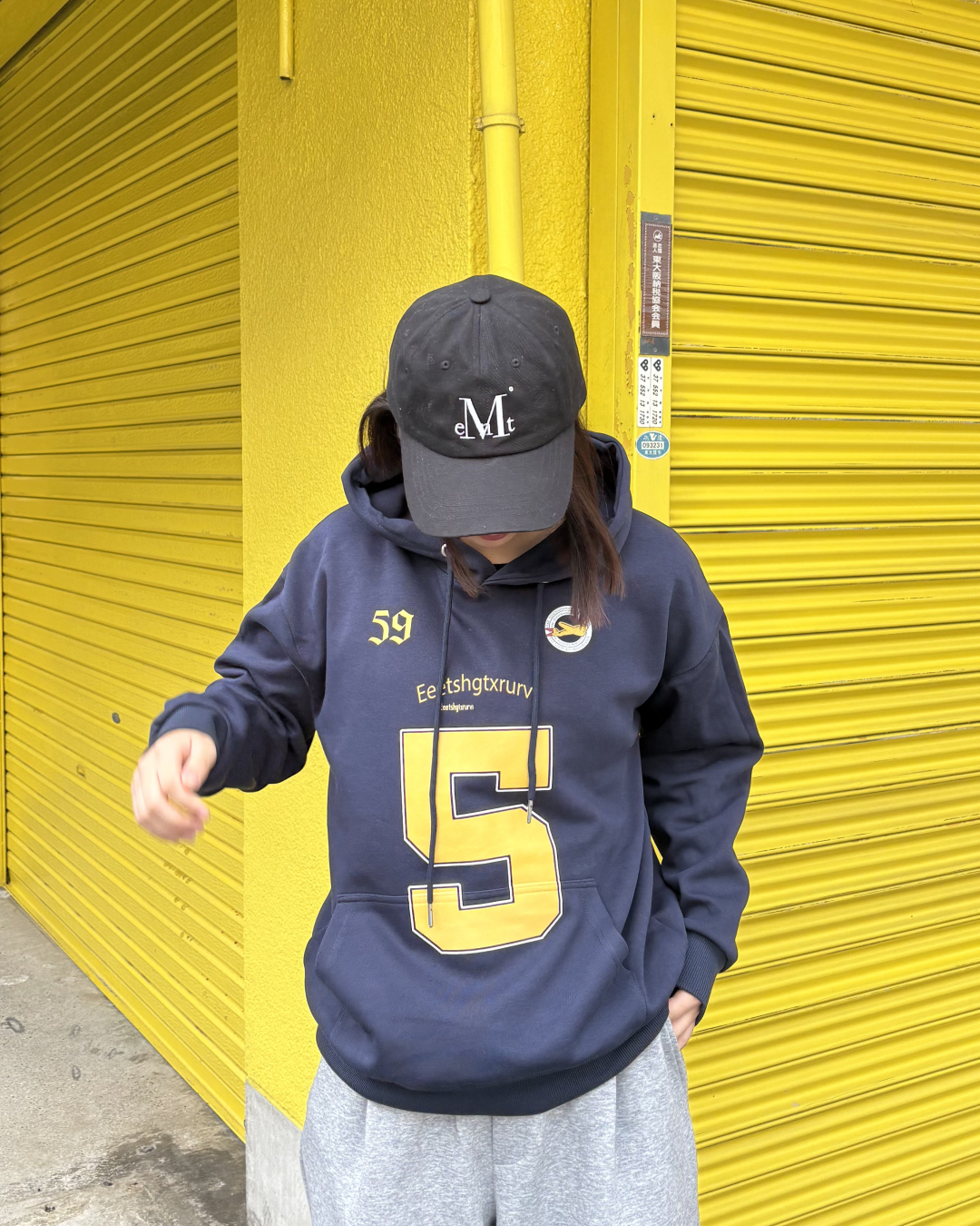 フロントナンバリングパーカー K3032