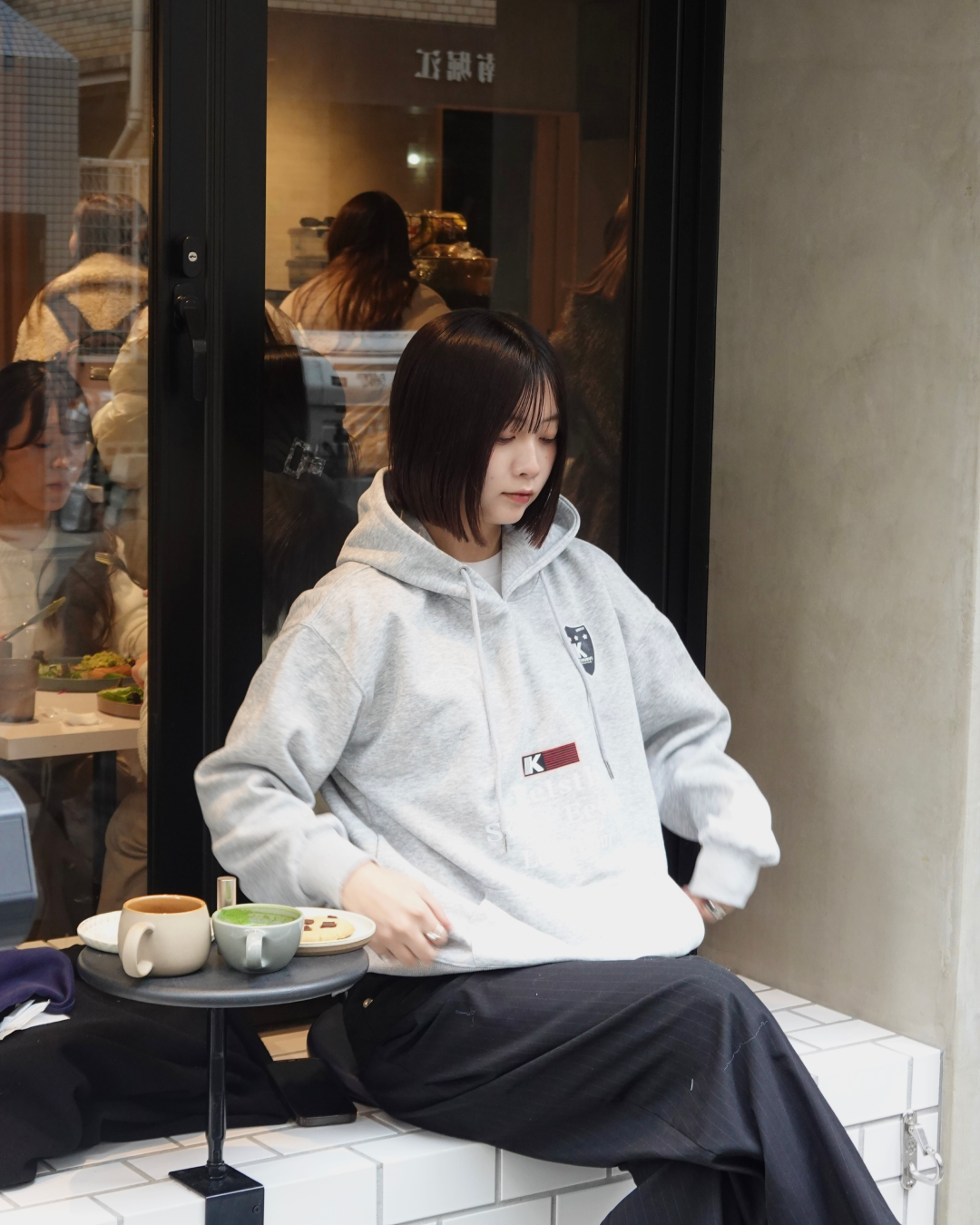 フロントロゴパーカー K3033