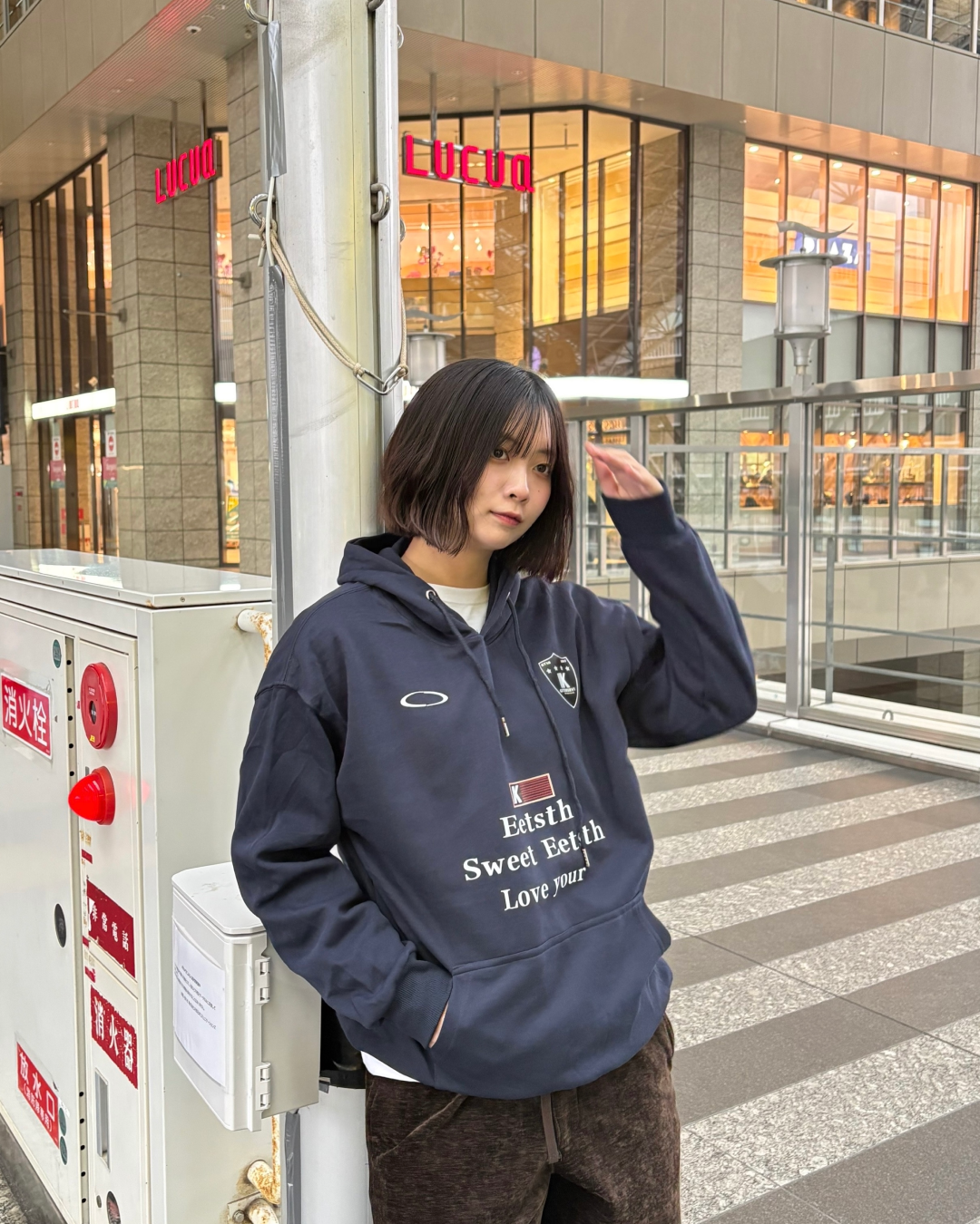 フロントロゴパーカー K3033