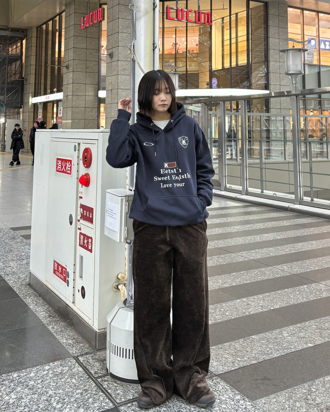 フロントロゴパーカー K3033