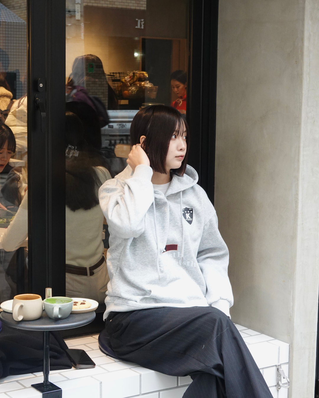 フロントロゴパーカー K3033