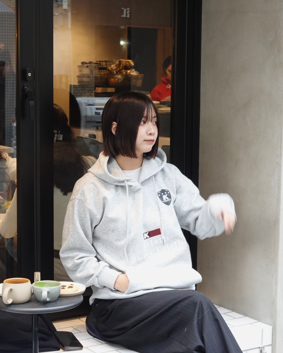 フロントロゴパーカー K3033