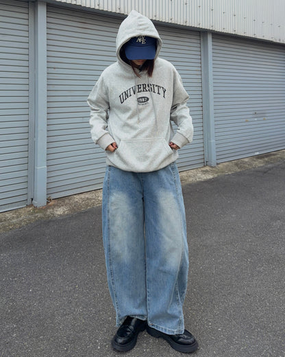 ルーズフィットワイドデニムパンツ K3061