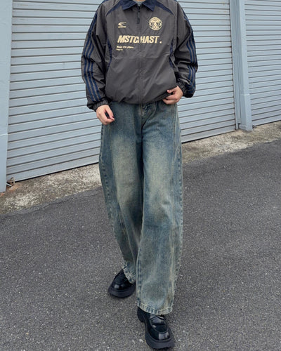 ルーズフィットワイドデニムパンツ K3061
