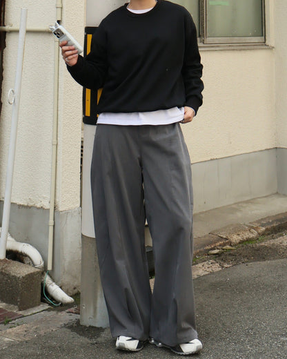 カジュアルワイドスラックス K3062