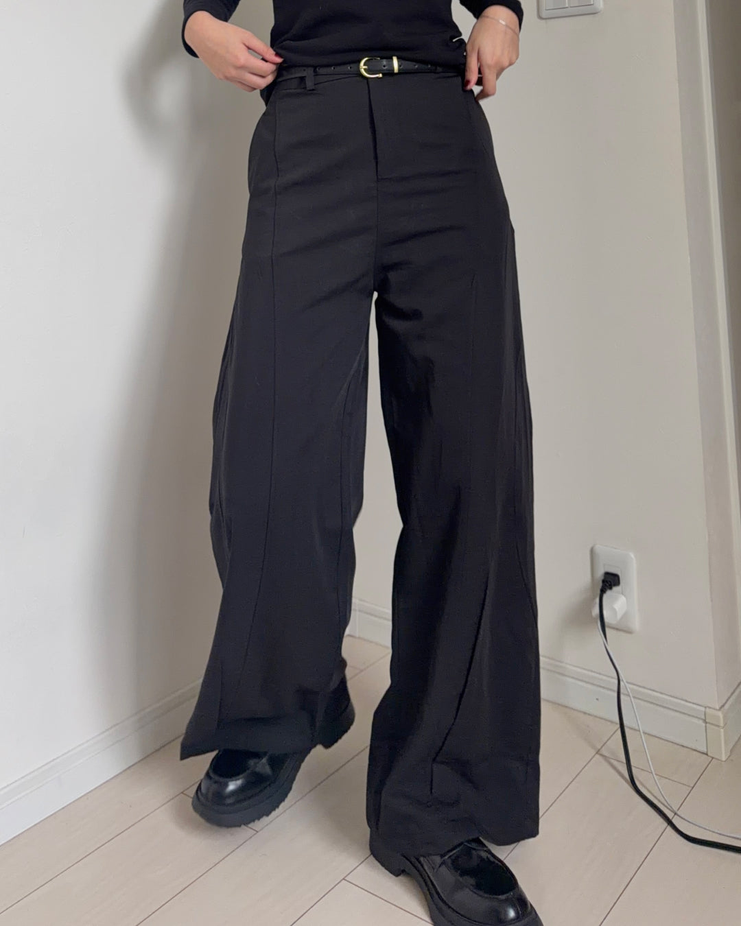 カジュアルワイドスラックス K3062