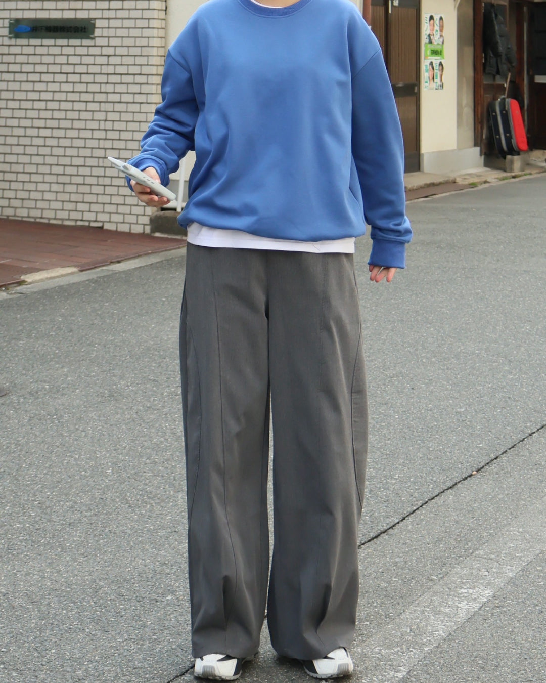 カジュアルワイドスラックス K3062