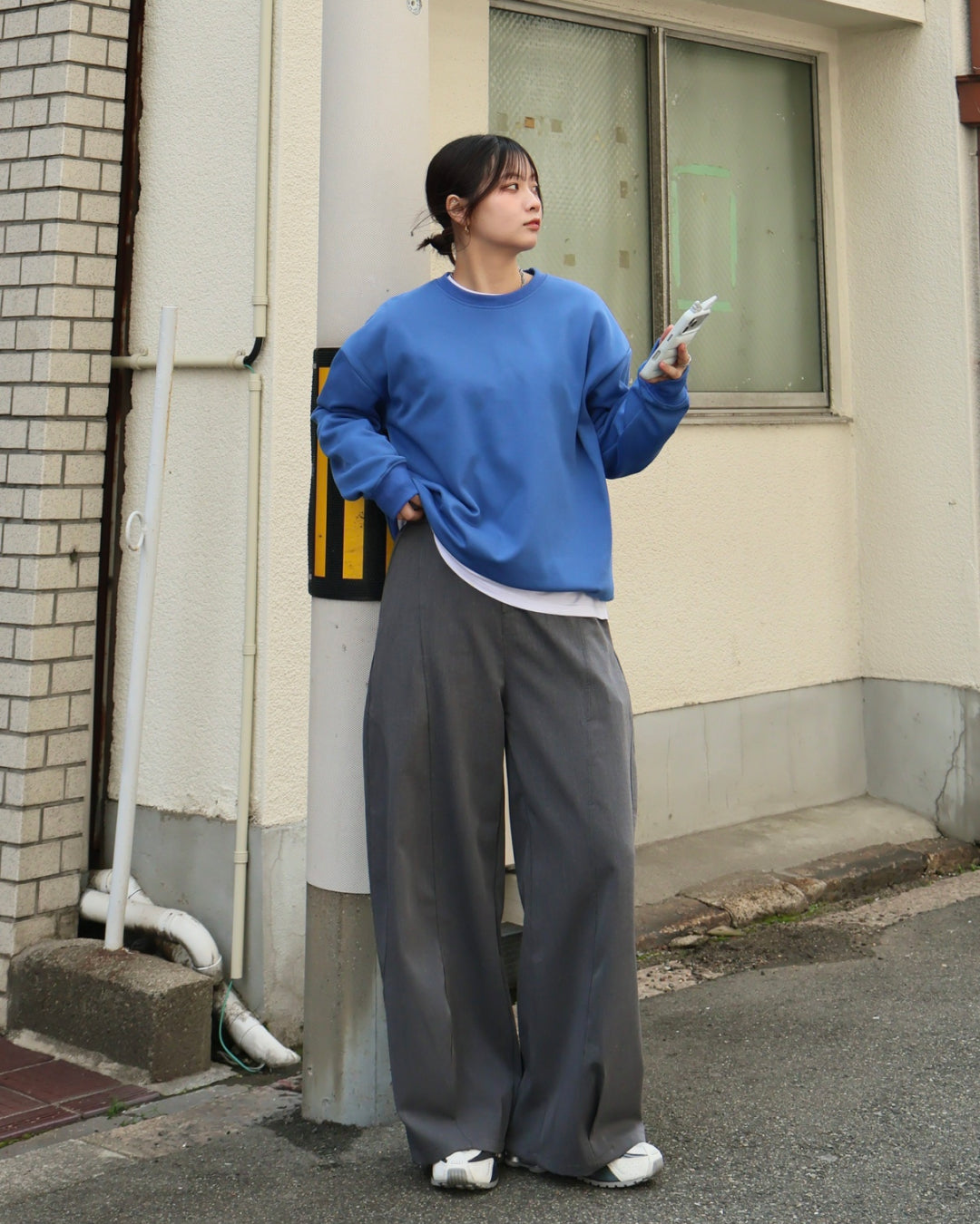 カジュアルワイドスラックス K3062