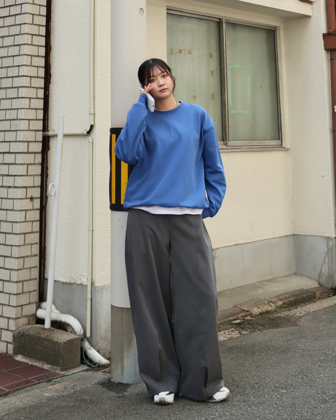 カジュアルワイドスラックス K3062