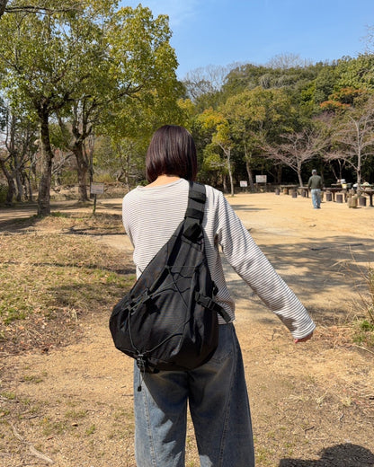 ヘンリーネックボーダーカットソー K3089