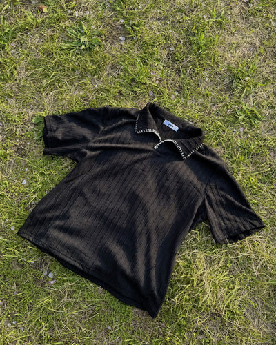 【即納】ジャガード刺繍ポロシャツ K3094