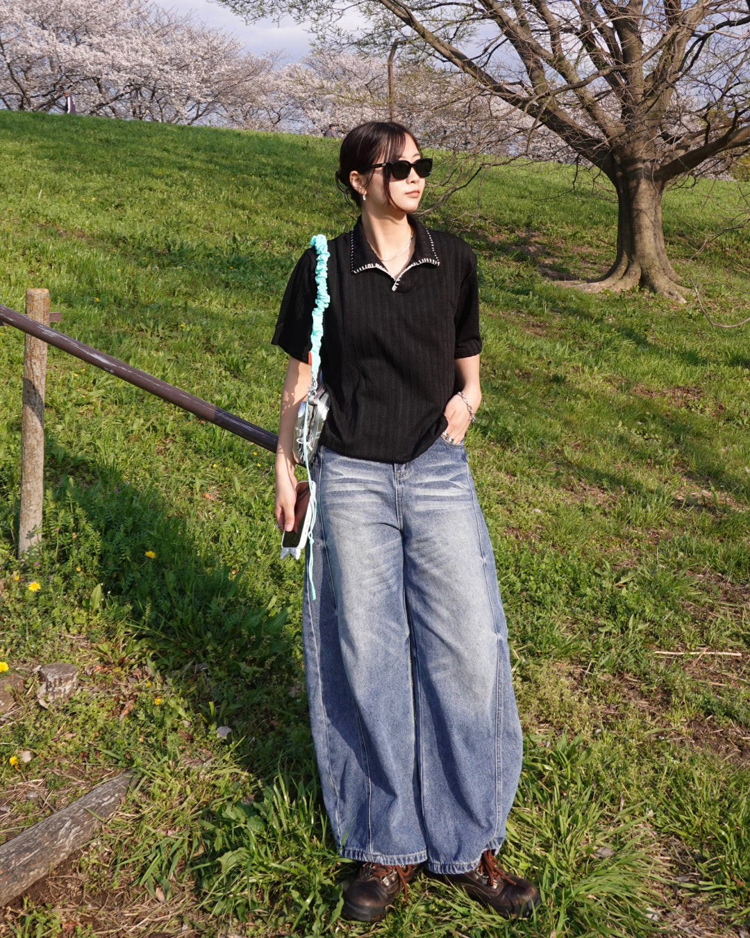 ジャガード刺繍ポロシャツ K3094