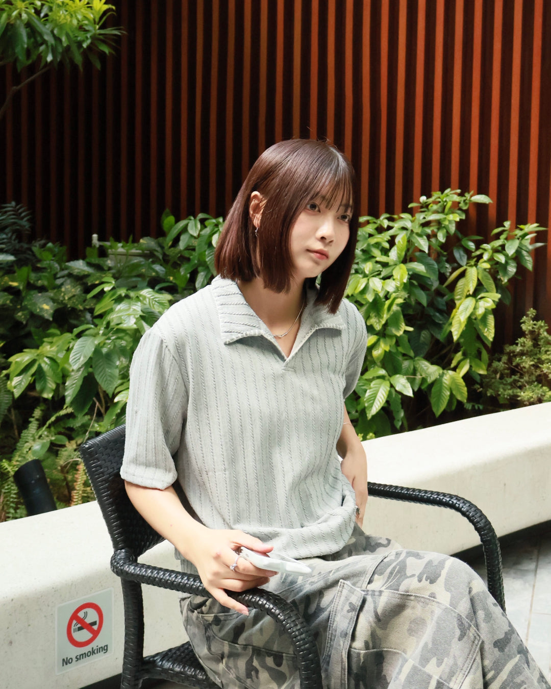 ジャガード刺繍ポロシャツ K3094