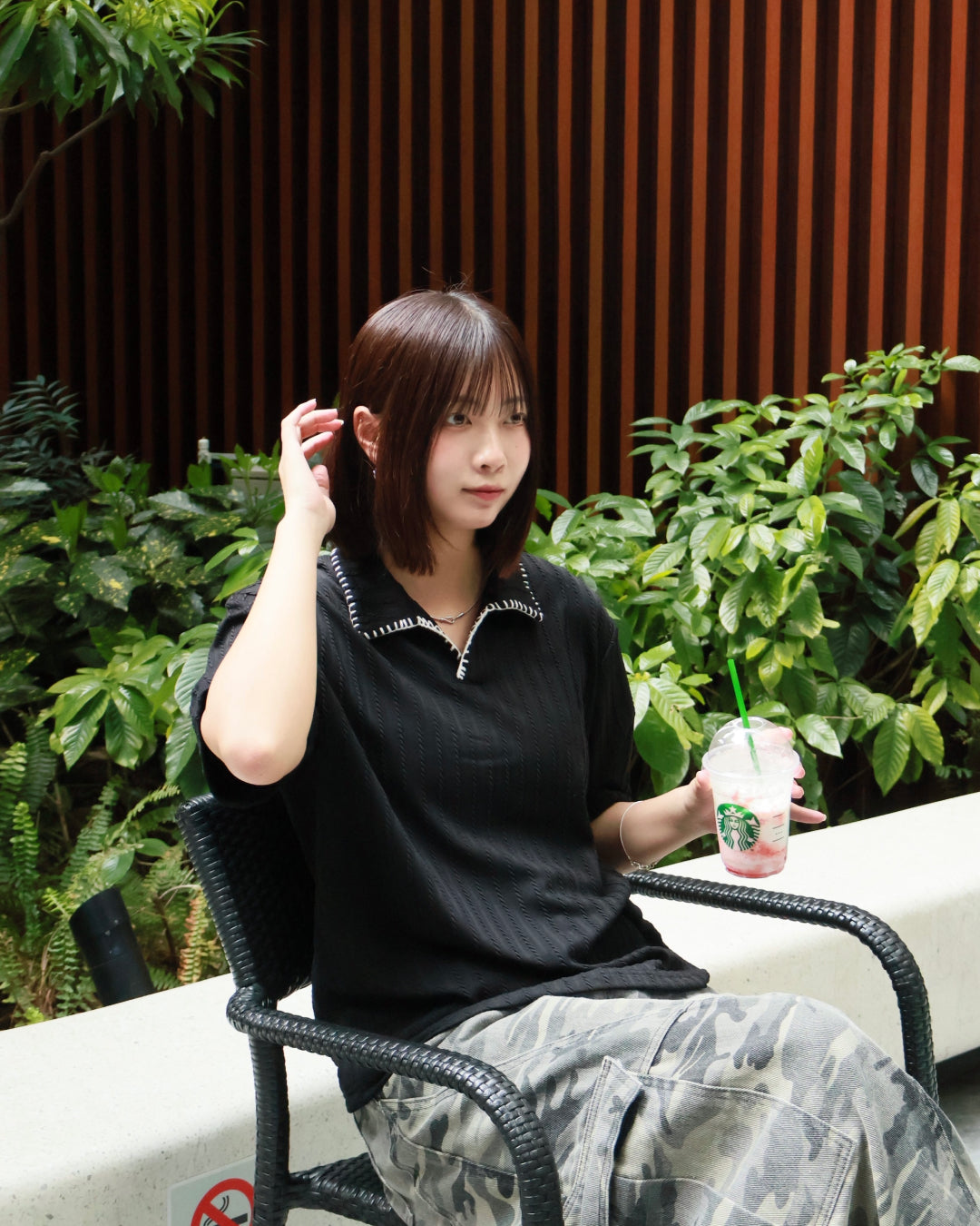 ジャガード刺繍ポロシャツ K3094