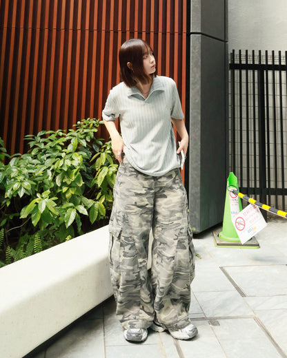 ジャガード刺繍ポロシャツ K3094