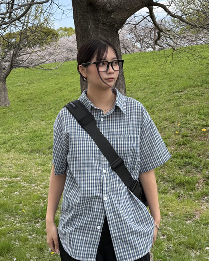 マルチチェックオーバーサイズシャツ K3123