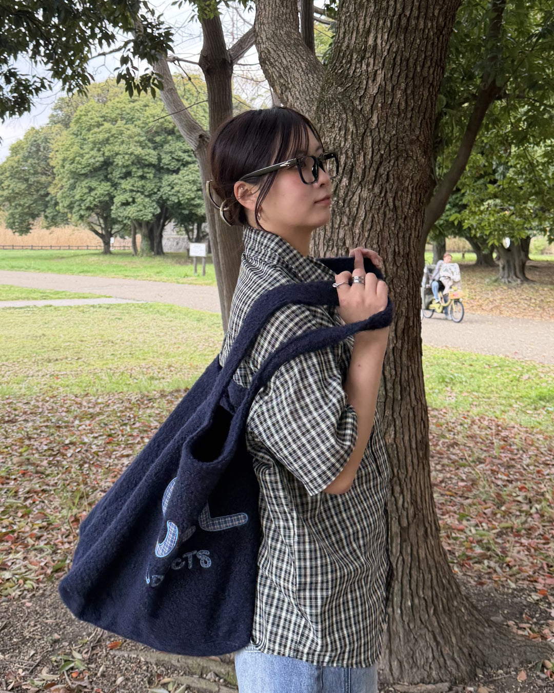 マルチチェックオーバーサイズシャツ K3123