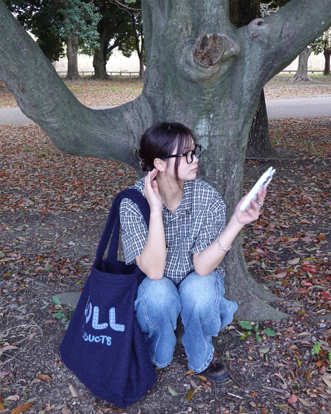 マルチチェックオーバーサイズシャツ K3123