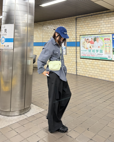 ポケットデザインチェックシャツ K3125